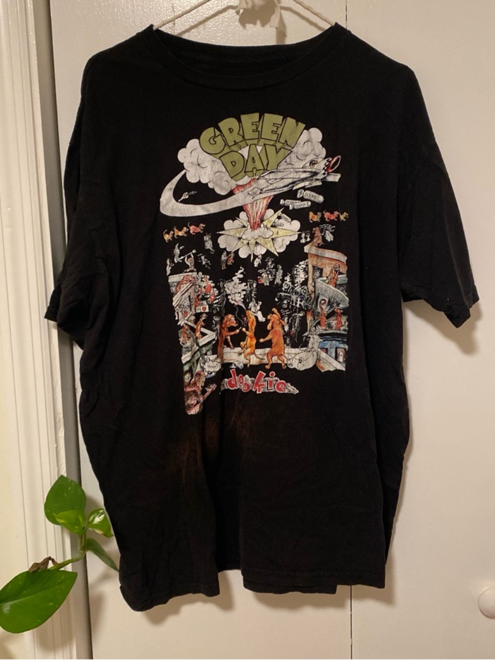 Green Day Dookie Black Graphic Band Tee